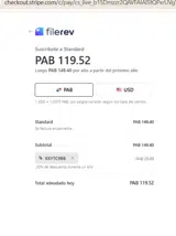 Filerev coupon verification screenshot