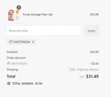 SAVE10NOW coupon verification screenshot