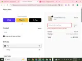 thanks20 coupon verification screenshot