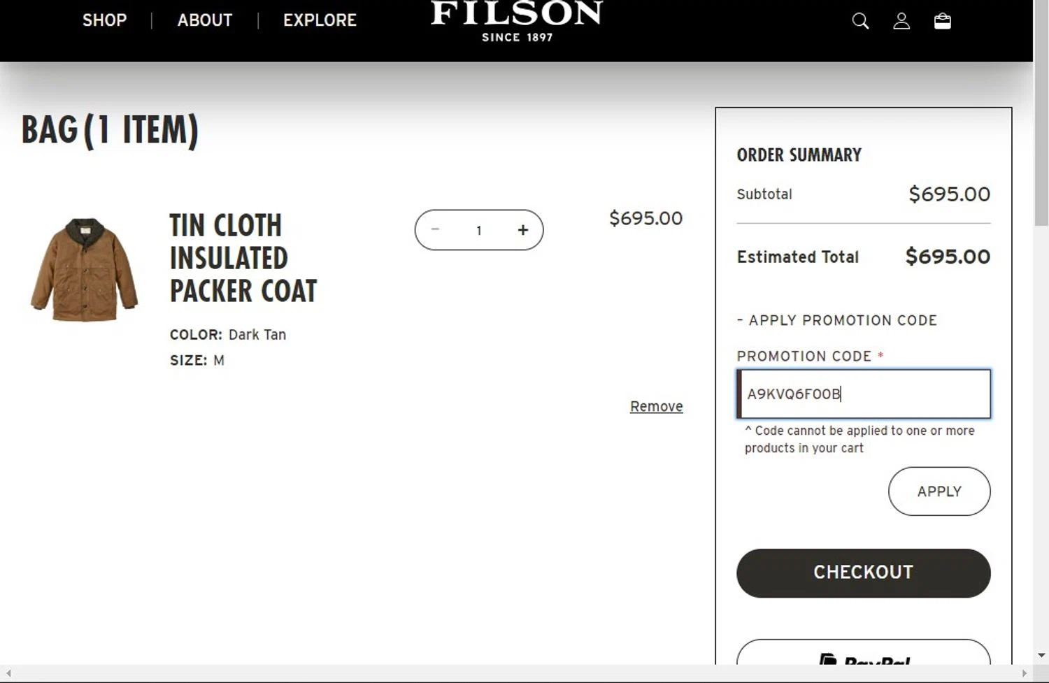 Filson Discount Codes 15 Off Coupons in August 2024 SimplyCodes