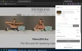 FilterLESS Era coupon verification screenshot