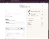Fine Linen and Bath coupon verification screenshot