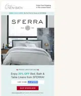 Fine Linen and Bath coupon verification screenshot