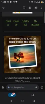 Pgiclee coupon verification screenshot