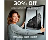 FramedPRINTS coupon verification screenshot