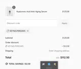KEYNELPEREZ405 coupon verification screenshot
