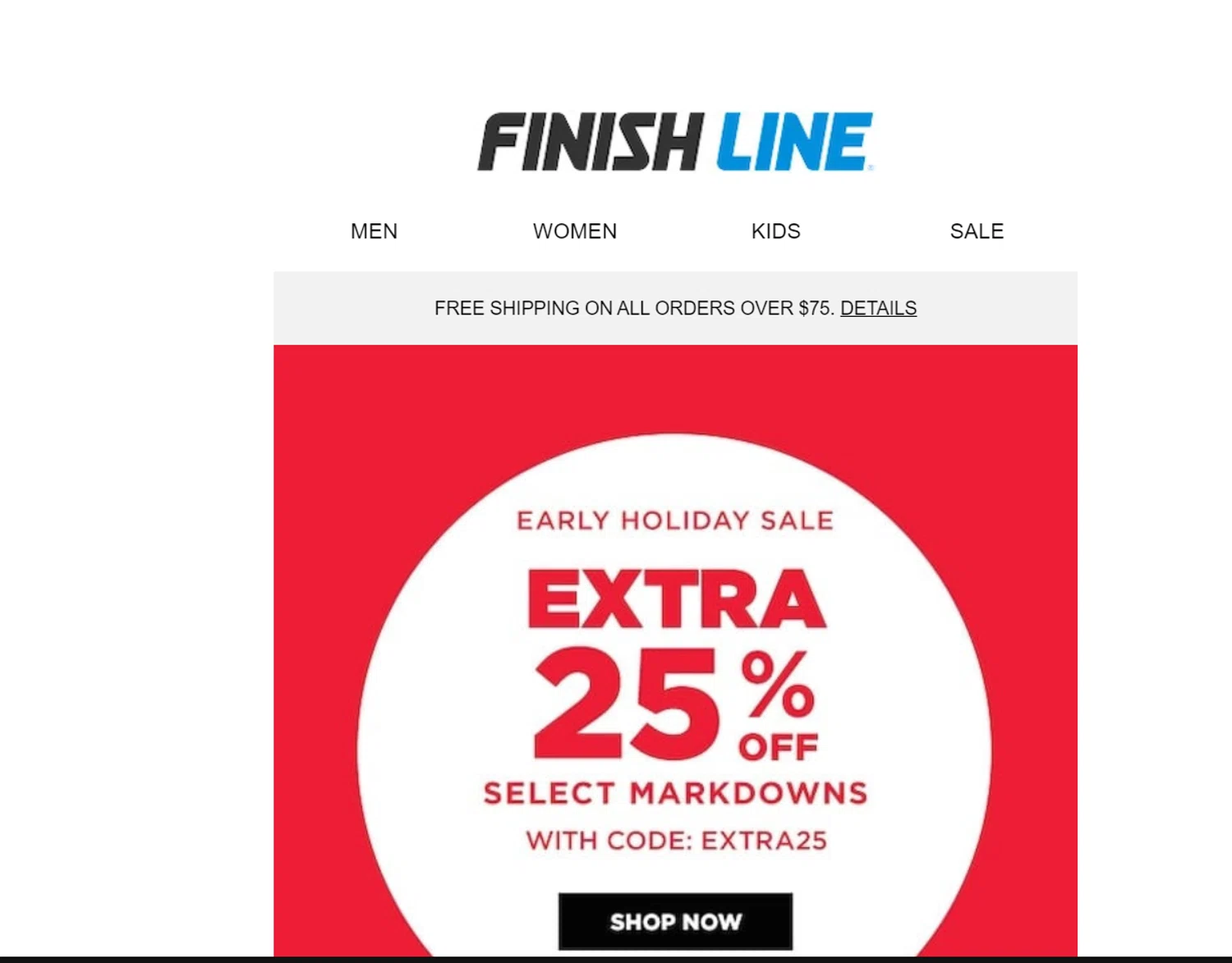 Finish Line Coupons 25 Off November 2024