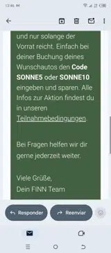 SONNE5 coupon verification screenshot