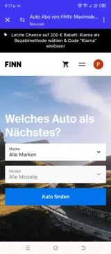 KLARNA coupon verification screenshot