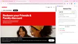 Verizon Fios coupon verification screenshot