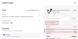 WELCOME5 coupon verification screenshot