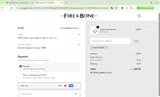 Fire & Bone coupon verification screenshot