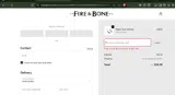 Fire & Bone coupon verification screenshot