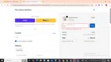 HFF coupon verification screenshot