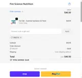 FIRST10 coupon verification screenshot