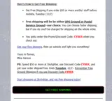 CYBER coupon verification screenshot