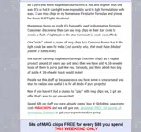 MAGCHIPS coupon verification screenshot