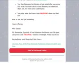FREEPERC coupon verification screenshot