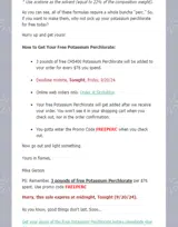 FREEPERC coupon verification screenshot