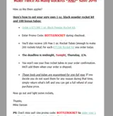 BOTTLEROCKET coupon verification screenshot