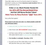 BOTTLEROCKET coupon verification screenshot