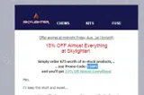 15OFF coupon verification screenshot