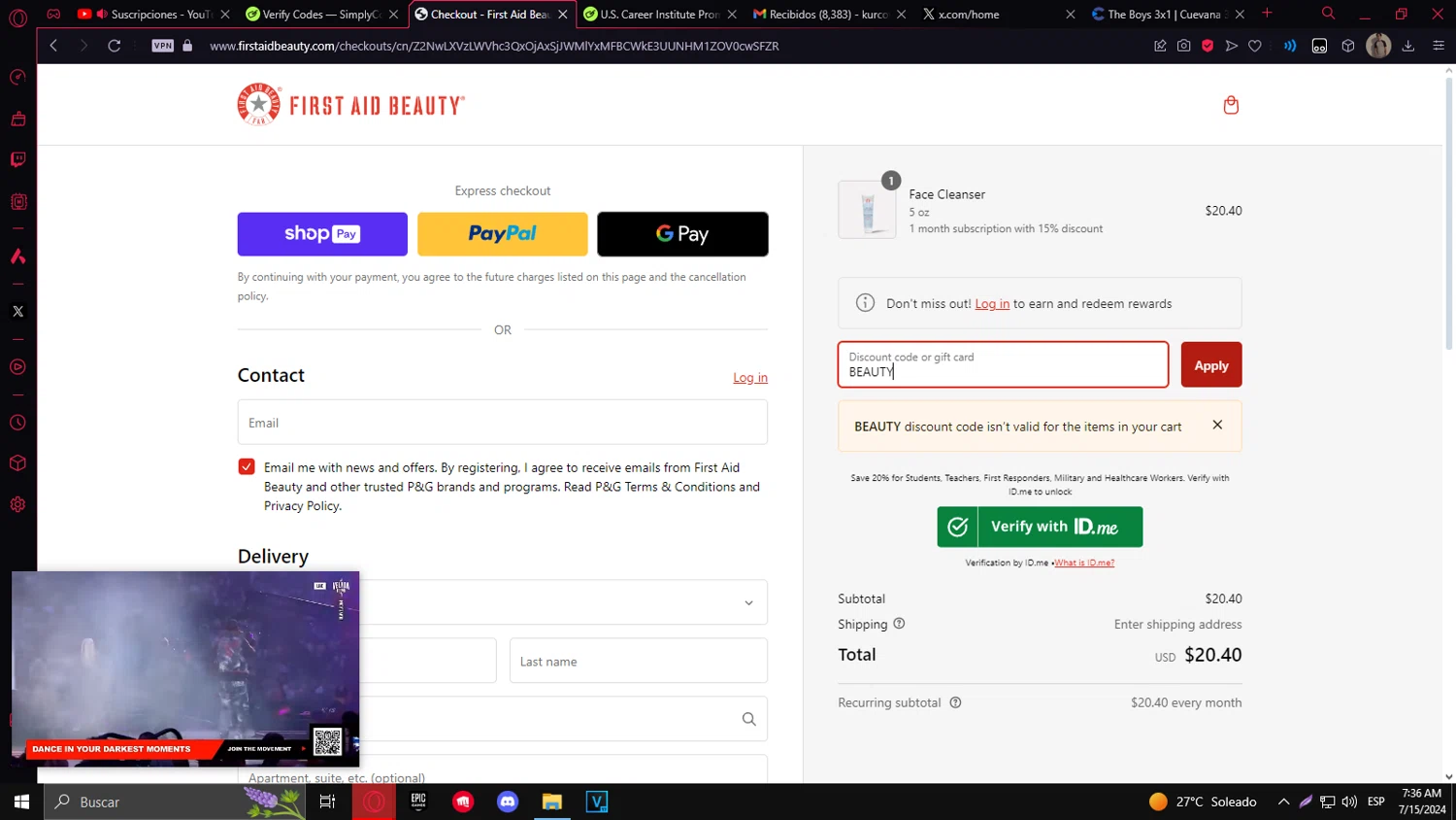 First Aid Beauty Promo Codes 15 Off September 2024