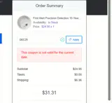 DEC25 coupon verification screenshot