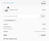 KATYASHKAEVA coupon verification screenshot