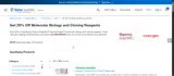 MOLBIO29 coupon verification screenshot