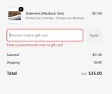 15NOW coupon verification screenshot