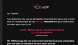Fit2Flaunt coupon verification screenshot