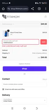 OHMYGOSH31 coupon verification screenshot