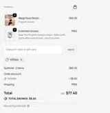 10FRAN coupon verification screenshot