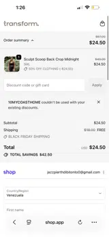 10MYCOASTHOME coupon verification screenshot