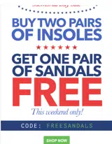 FREESandals coupon verification screenshot
