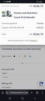 MAY25 coupon verification screenshot