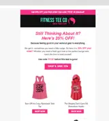 FIT25 coupon verification screenshot