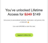 UPG100 coupon verification screenshot