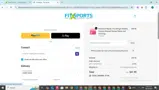 Fit Sports Products coupon verification screenshot