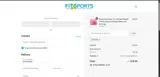 Fit Sports Products coupon verification screenshot