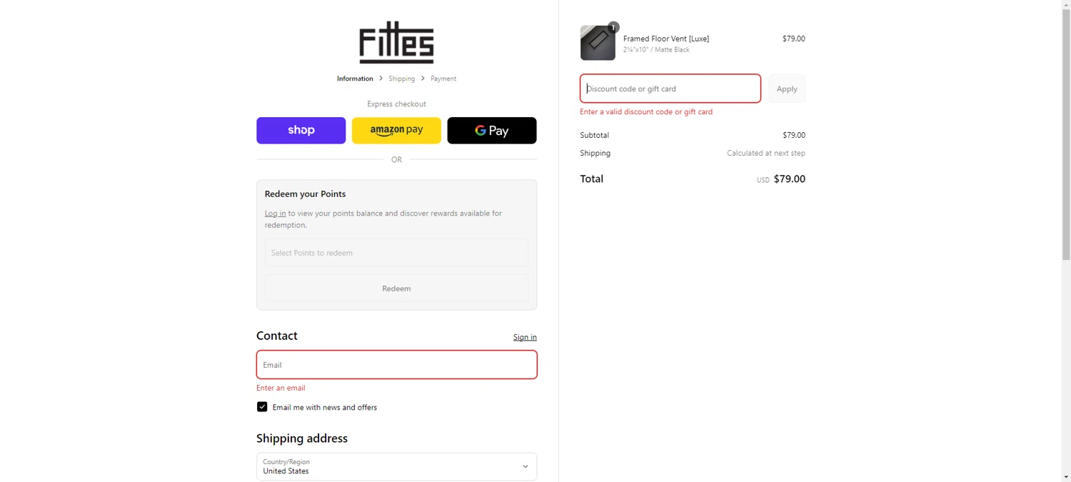 Fittes discount code screenshot showing code WELCOME50 applied at Fittes checkout page. Uploaded by SimplyCodes community member SilverPioneer1110 on Sep 14, 2025