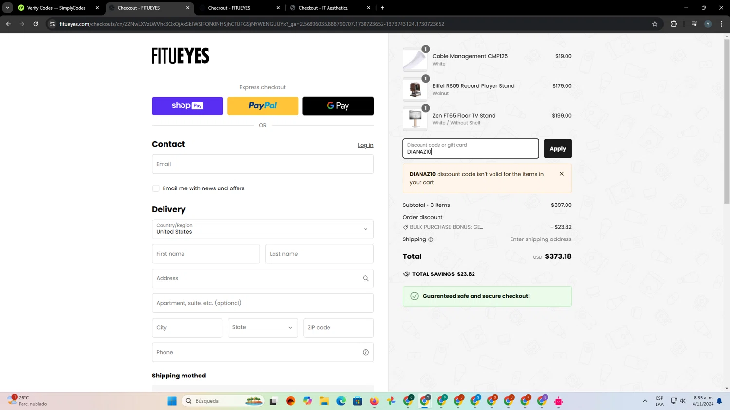 how to use Fitueyes coupons