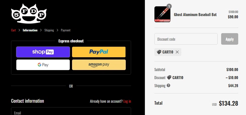 how to use Five Finger Death Punch coupons