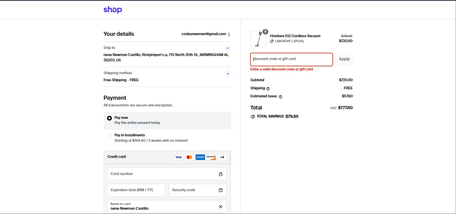 Five Iron Golf promo code screenshot showing code DRIVERFIT39 applied at Five Iron Golf checkout page. Uploaded by SimplyCodes community member laoriginal on Aug 31, 2025