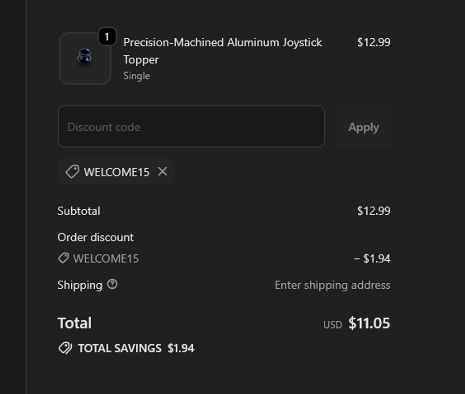 Fix My Oculus promo code screenshot showing code WELCOME15 applied at Fix My Oculus checkout page. Uploaded by SimplyCodes community member xocelot44x on Sep 25, 2025