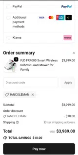 IANCOLEMAN coupon verification screenshot