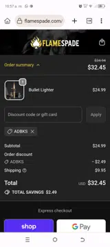 ADBKS coupon verification screenshot