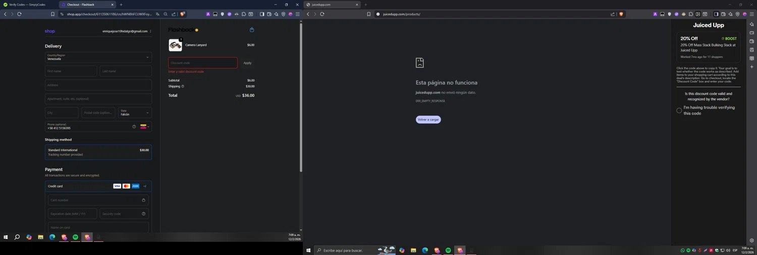Flashback Camera promo code screenshot showing code MAVIVA applied at Flashback Camera checkout page. Uploaded by SimplyCodes community member Carlos54 on Feb 12, 2026