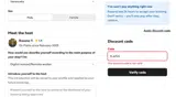 Flatio coupon verification screenshot